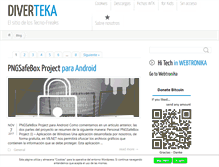 Tablet Screenshot of diverteka.com